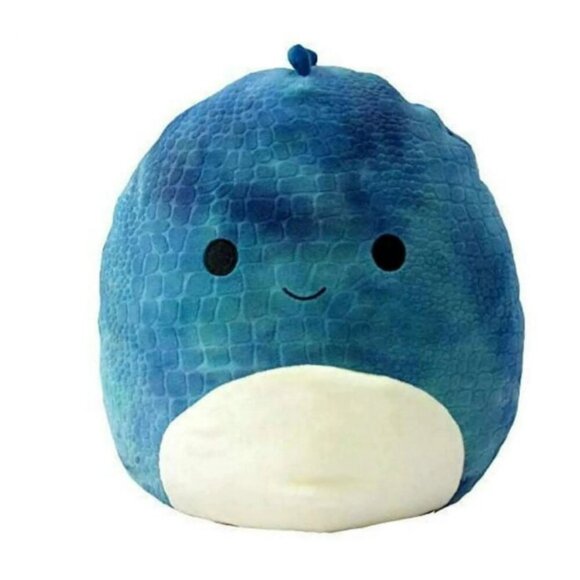 Squishmallows Other - Damien the Textured Fabric Blue Dinosaur 16 inch Squishmallow Pillow Plush (NEW)